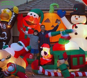 Colorful Inflatable Advertising Products Outdoor Inflatable Christmas Decorations