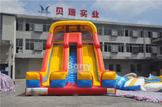 0.55mm PVC Double Lane Blow Up Slide Inflatable Kids Slide Toys For Playground