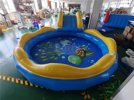 Baby Pvc Inflatable Water Pool With Slide Water Sports Swimming Pool For Kids