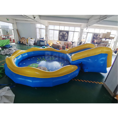 Baby Pvc Inflatable Water Pool With Slide Water Sports Swimming Pool For Kids