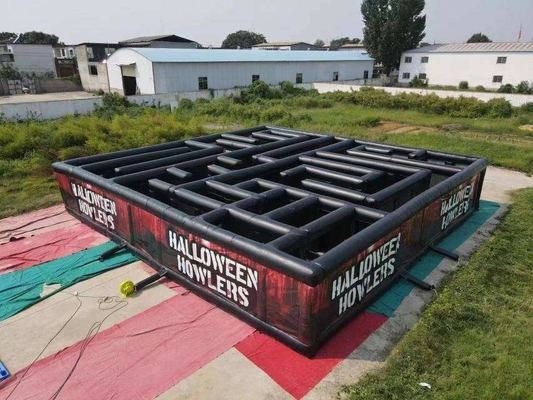 0.55mm PVC Outdoor Inflatable Haunted House Halloween Fun Maze