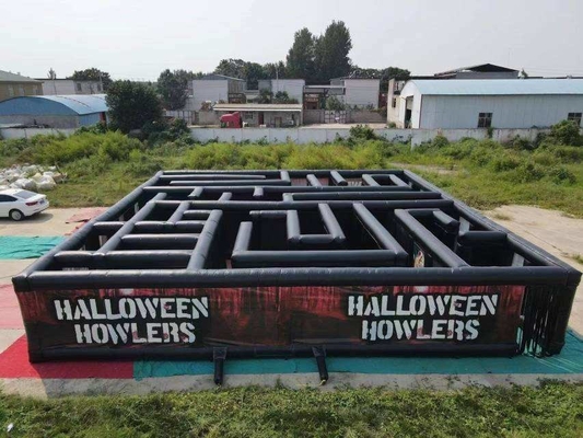 0.55mm PVC Outdoor Inflatable Haunted House Halloween Fun Maze