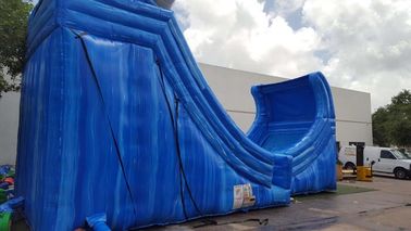 Huge 27 Ft Tall Wave Rider Inflatable Water Slides With Air Pump And Repair Material