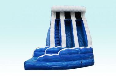 Giant 18FT Ocean Wave Slide , PVC Material Inflatable Outdoor Water Slides