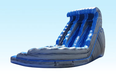 Outdoor Big Curvy Adult / Kids Commercial Inflatable Slide For Festival