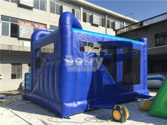 EN71 Backyard Inflatable Princess Bounce House With Slide