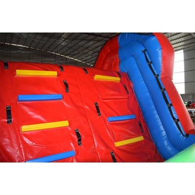 Giant Adults Race Game Inflatable Obstacle Course Castle Slide Customized