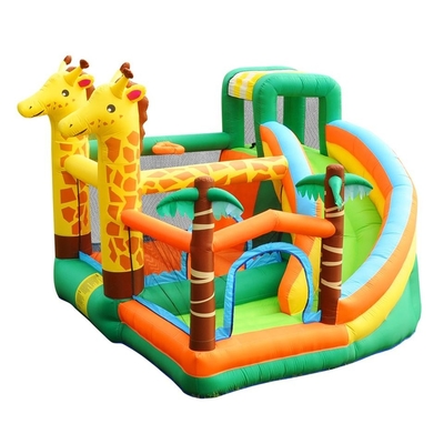 0.55mm PVC Inflatable Trampoline Jumping Castle Deer Inflatable Amusement Park