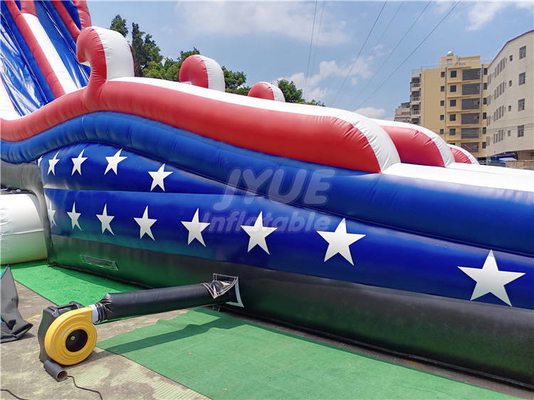 Commercial Large Adult Size Backyard Inflatable Water Slides With Pool