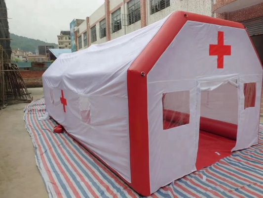 Temporary Surgical Inflatable Medical Tent For Hospital Screen Printing