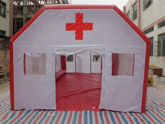 Temporary Surgical Inflatable Medical Tent For Hospital Screen Printing