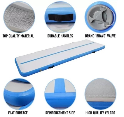 DWF+1.2mm Plato Inflatable Air Tumbling Track For Gymnastics Tumble Mat