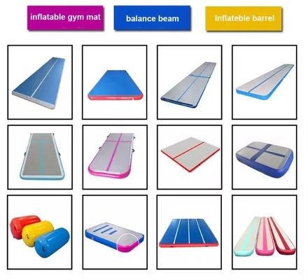 DWF+1.2mm Plato Inflatable Air Tumbling Track For Gymnastics Tumble Mat