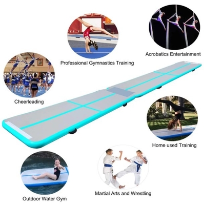 DWF+1.2mm Plato Inflatable Air Tumbling Track For Gymnastics Tumble Mat