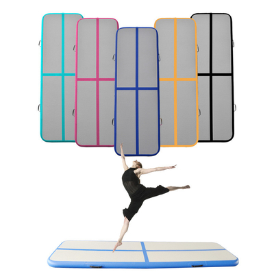 Gymnastics Air Track Tumbling Mat Inflatable 0.2m Thickness With Carry Bag