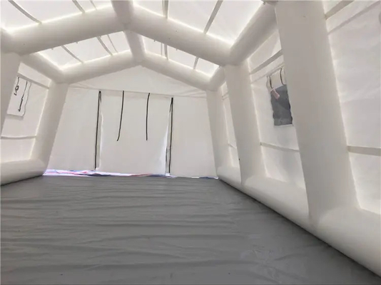 Air Tight White Camping Inflatable First Aid Tent For Shelter Customized Size