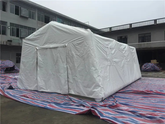 Air Tight White Camping Inflatable First Aid Tent For Shelter Customized Size