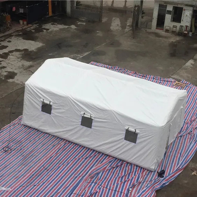 Air Tight White Camping Inflatable First Aid Tent For Shelter Customized Size