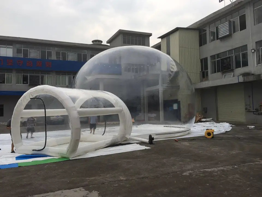 Pvc Tarpaulin Inflatable Dome Air Bubble Tent For Hotel Outdoor