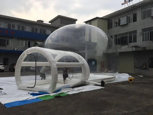 Pvc Tarpaulin Inflatable Dome Air Bubble Tent For Hotel Outdoor