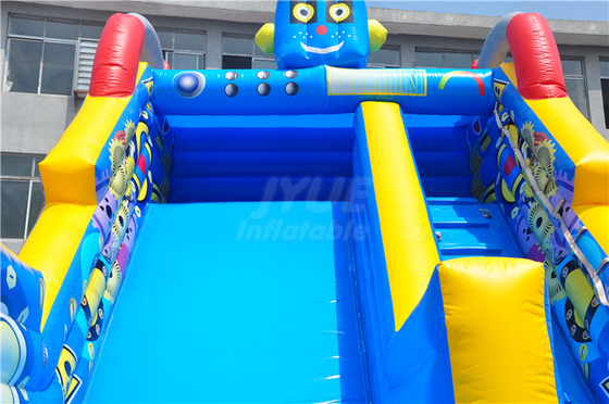 Commercial Inflatable Water Slides Robot Theme Outdoor With Printing