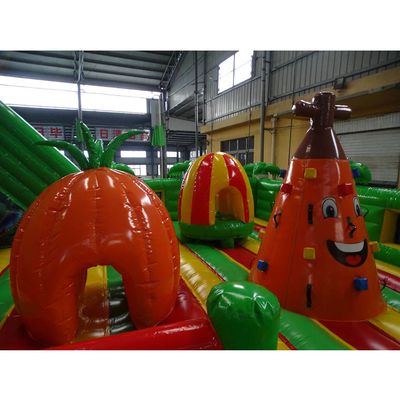 0.55mm PVC Inflatable Obstacle Course Jumper Bounce House Amusement Park