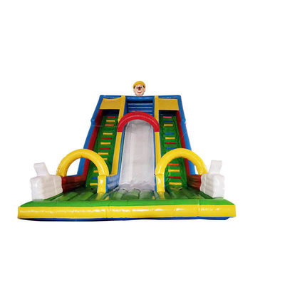 Colorful Commercial Grade Inflatable Water Slide Rental Water Bouncy Party Slides
