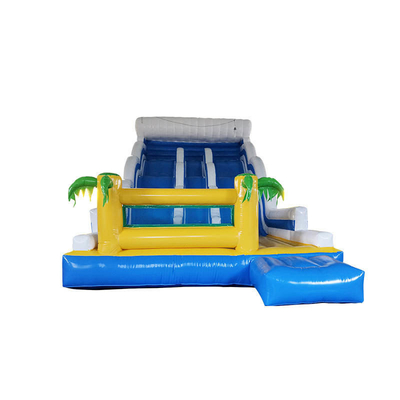 Colorful Commercial Grade Inflatable Water Slide Rental Water Bouncy Party Slides