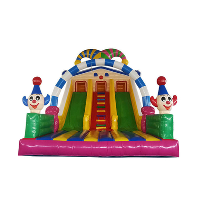 Colorful Commercial Grade Inflatable Water Slide Rental Water Bouncy Party Slides