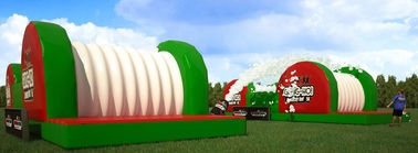 Customized Large Inflatable 5k Run / Inflatable Bouncy Obstacle Course For Summer Event CE Approval