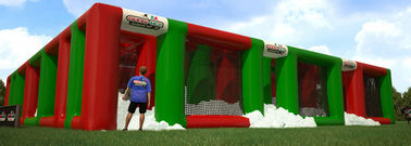 Customized Large Inflatable 5k Run / Inflatable Bouncy Obstacle Course For Summer Event CE Approval