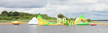 Customized Inflatable Water Park Equipment Bay Gardens Splash Island Water Park