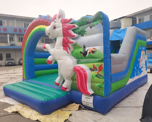 Fun Party Jumping Castle Inflatable Bouncer House For Backyard Mall