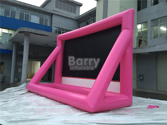 Commercial Inflatable Movie Screen With Projector / Outdoor 20 Ft Inflatable Movie Screen For Event