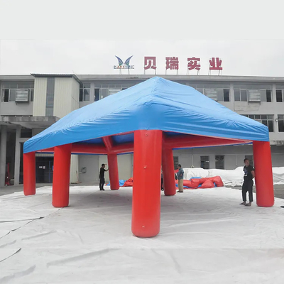 Fire Proof Blow Up Shelter Pvc Tarpaulin Air Sealed Inflatable Event Party Tent