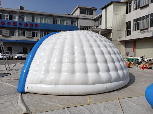 Digital Printing Blow Up Igloo Tent Air Tight Custom Inflatable Igloo Camping Tent