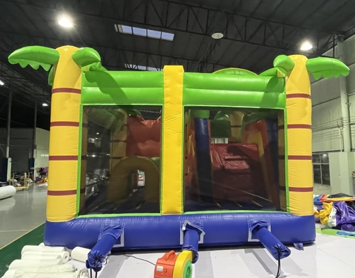 PVC Tarpaulin Inflatable Bouncy Castles Inflatable Jumping House Lion Design