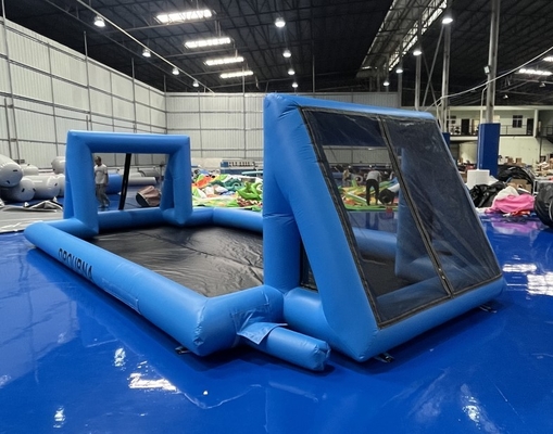 Double Tripple Stitch PVC Inflatable Football Court Inflatable Soccer Game For Kids