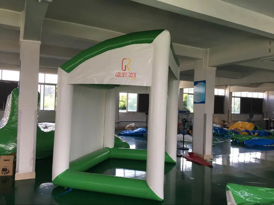 0.6mm Pvc Small Inflatable Tent Trade Show Display Blow Up Tent For Events