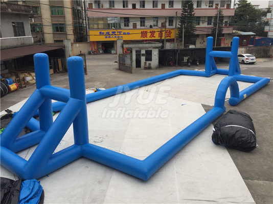 EN14960 PVC Inflatable Football Game Giant Inflatable Soccer Field Rental Outdoor