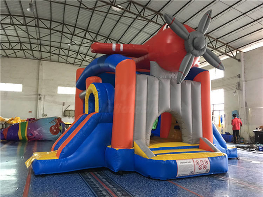 Toddler 0.55mm Pvc Inflatable Bouncer Combo With Slide Animal Theme