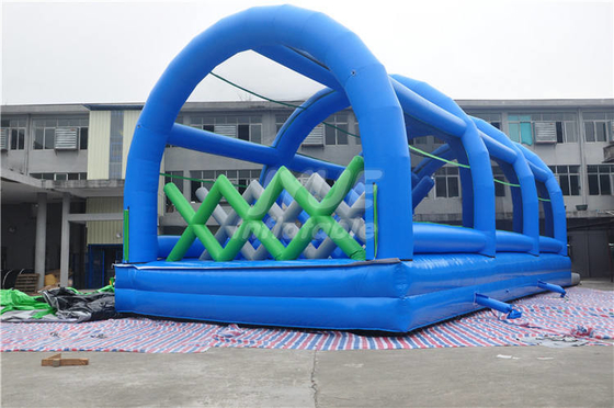 0.55mm PVC Rent Inflatable Obstacle Course 5k Obstacle Course Bounce House