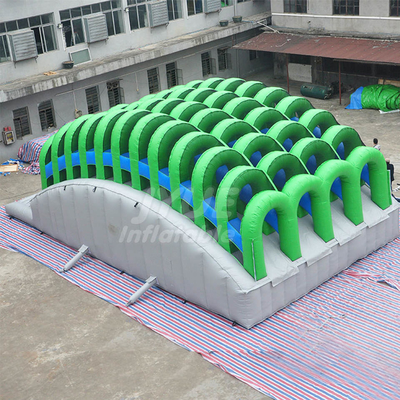 0.55mm PVC Rent Inflatable Obstacle Course 5k Obstacle Course Bounce House