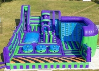 EN71 PVC Obstacle Course Bouncer 5k Crazy Insane Fun Obstacle Course