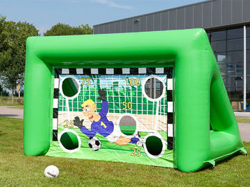 Outdoor Inflatable Sports Games Portable Kids Inflatable Football Soccer Goal
