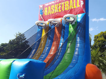 0.55 PVC Tarpaulin Inflatable Interactive Games Giant Inflatable Basketball Hoop