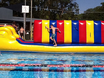 Customized 26 M Inflatable Obstacle Course Races Waterproof PVC Material