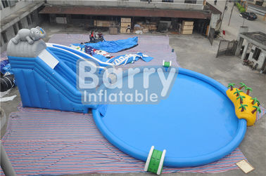 Customized Big Elephant Inflatable Outdoor Amusement Park Equipment For Children