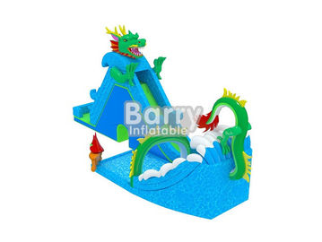 Funny kids inflatable amusement park / inflatable dragon water park with good quality