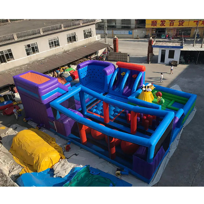 Kids N Adults Indoor Inflatable Park With Obstacle Courses Sport Game Inside